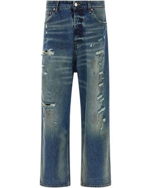 Vetements Cotton Baggy Jeans - Blue