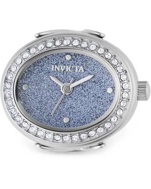 INVICTA WATCH Mini Ring 24Mm Crystal-Embellished Watch - Blue