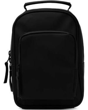 Rains Front-Zip Backpack - Black