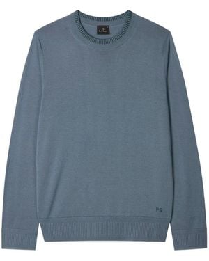 Paul Smith Crew-Neck Wool Jumper - Blue