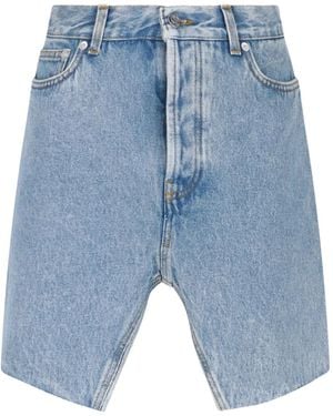 ALL-IN Asymmetrischer Jeansrock - Blau