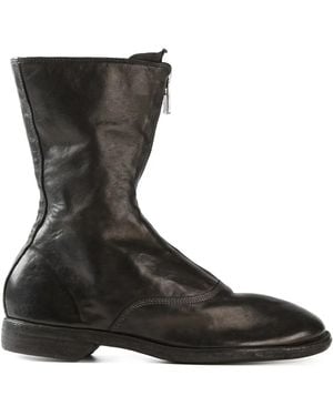 Guidi Stivale Leather Mid-Calf Boots - Black