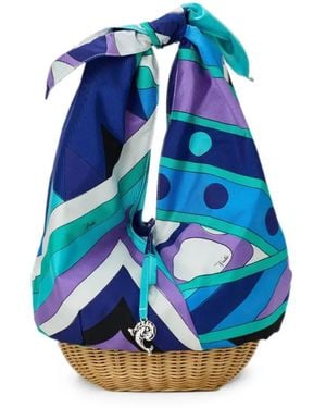 PUCCI Bolso Shopper Con Motivo Abstracto - Azul