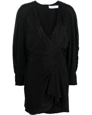 IRO Nokia Wrap Dress - Black