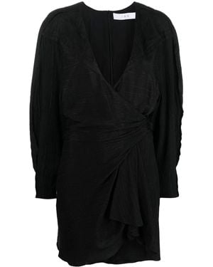 IRO Nokia Wrap Dress - Black