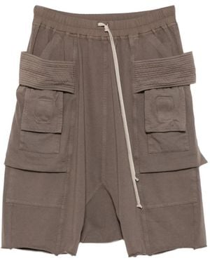 Rick Owens Bermudas Cargo Acolchadas - Marrón