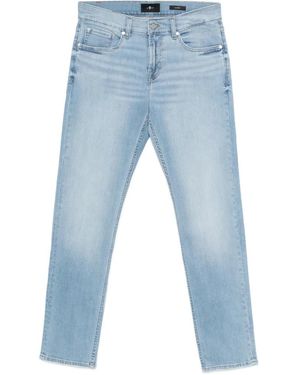 7 For All Mankind Button-Fastening Jeans - Blue