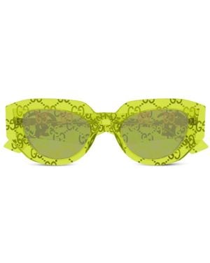 Gucci Occhiali Da Sole Gg - Giallo