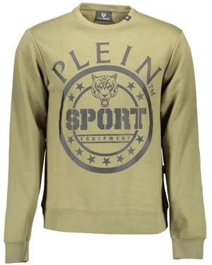Philipp Plein Logo-Print Jumper - Green