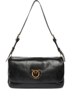 Pinko ロゴ ショルダーバッグ - ブラック