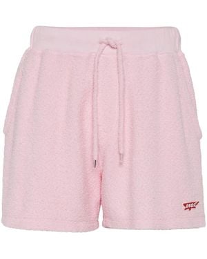 DSquared² Joggingshorts Mit Logo-Applikation - Pink