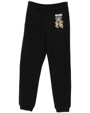 Moschino Teddy Bear Track Trousers - Black