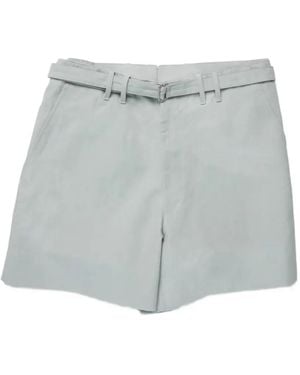 STÒFFA Belted Twill Shorts - Gray
