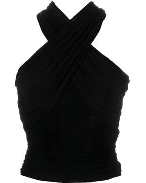 Saint Laurent Luxurious And Timeless: Midnight Knit Top For - Black