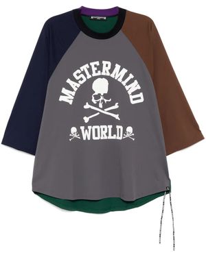 MASTERMIND WORLD ロゴ Tシャツ - グレー
