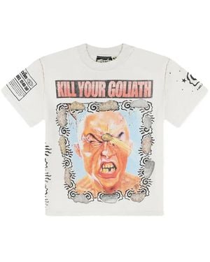 HELLSTAR Kill Your Goliath T-Shirt - Weiß