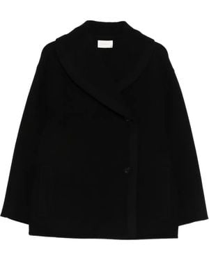 The Row Temur shawl-collar coat - Schwarz