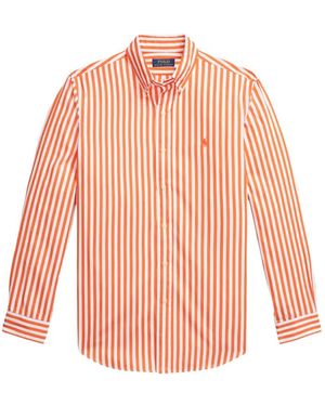 Polo Ralph Lauren Striped Long-Sleeved Shirt - Pink