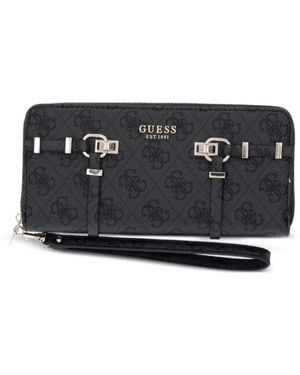 Guess Portefeuille Leona À Motif 4G - Black