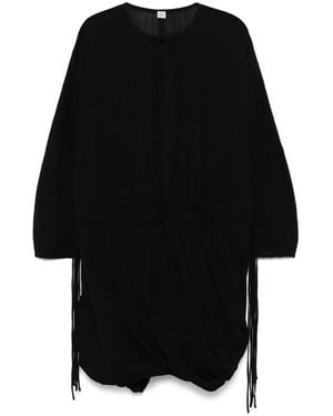 TOTEME Jurk Met Trekkoordtaille - Zwart