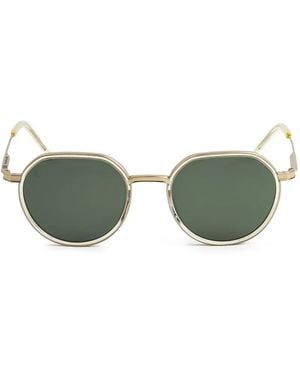 Kaleos Eyehunters Metal Frame Sunglasses - Green