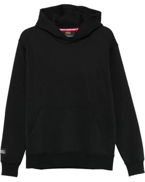Alpha Industries Hand-warmer Pouch Hoodie - Black