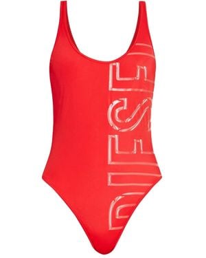 DIESEL Pamela-D-Core Logo Swimsuit - Red