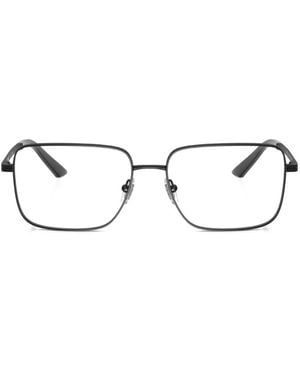 Versace Brille Mit Eckigem Gestell - Weiß