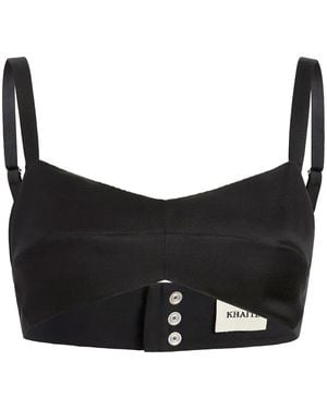 KHAITE Top The Knox - Nero