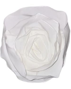Douuod Flower-Design Brooch - Weiß