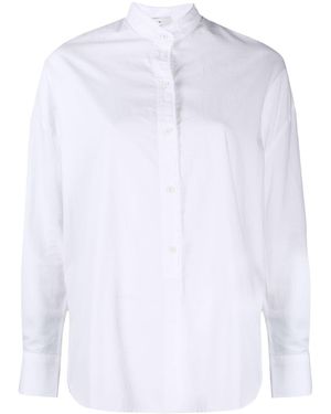 Vince Silk Blend Shirt - White