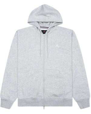 Nike Brooklyn Fleece Zip-Up Hoodie - White