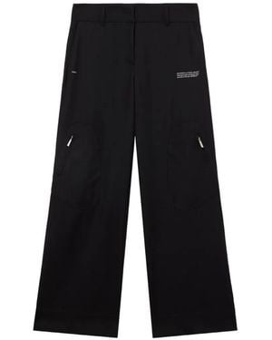 Off-White c/o Virgil Abloh Light Wool Corporate Toybox Pants - Black