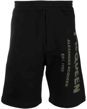 McQueen ショートパンツ - ブラック
