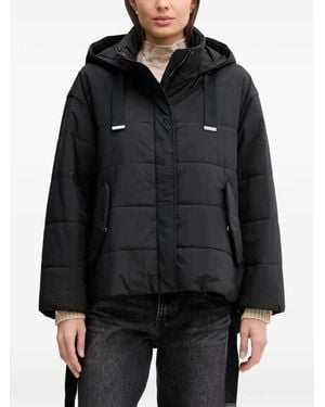 Sisley Plumífero con capucha - Negro