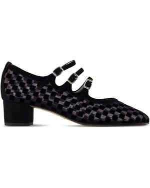 CAREL PARIS 40Mm Kinight Buckle Court Shoes - Black