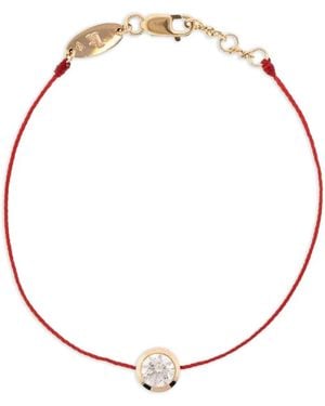 RedLine 18K Rose Cord Bracelet - White
