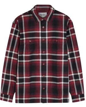 Carhartt Plaid Patch-Pocket Shirt - Red