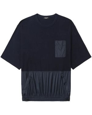 Undercover Panelled Pocket T-Shirt - Blue