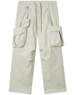 Musium Div. Pantalon À Poches Cargo - Blanc