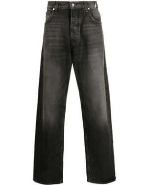 Rhude Jeans A Gamba Ampia - Grigio