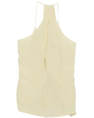Alysi Twisted-Front Top - White
