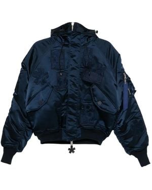 Alpha Industries X Cecile Bahnsen N-2B Hooded Jacket - Blue