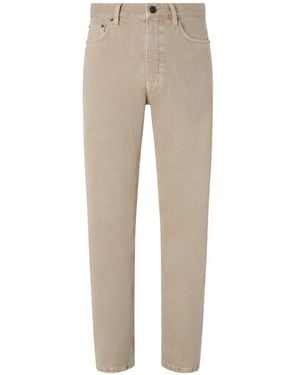 ZEGNA Light Taupe Cotton Roccia Pants - Natural