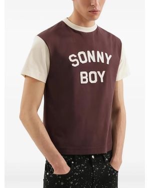 1989 STUDIO Round-Neck Short-Sleeve T-Shirt - Brown