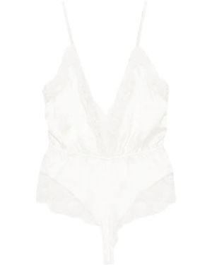 Kiki de Montparnasse Voltaire Bodysuit - White