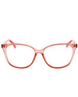 Polaroid Rectangle-Frame Glasses - Pink