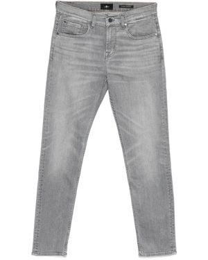 7 For All Mankind Slimmy Tapered Denim Jeans - Grey