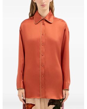 Pierre Louis Mascia Mutka Long-Sleeve Shirt - Orange