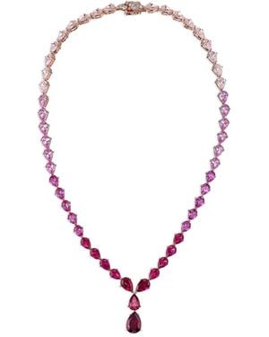 Anabela Chan Collar Fuchsia Nova en oro vermeil rosa de 18 ct